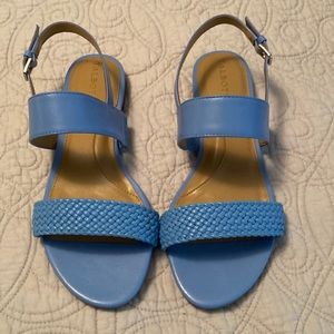 Talbots Fresh Water Blue Braid sandals